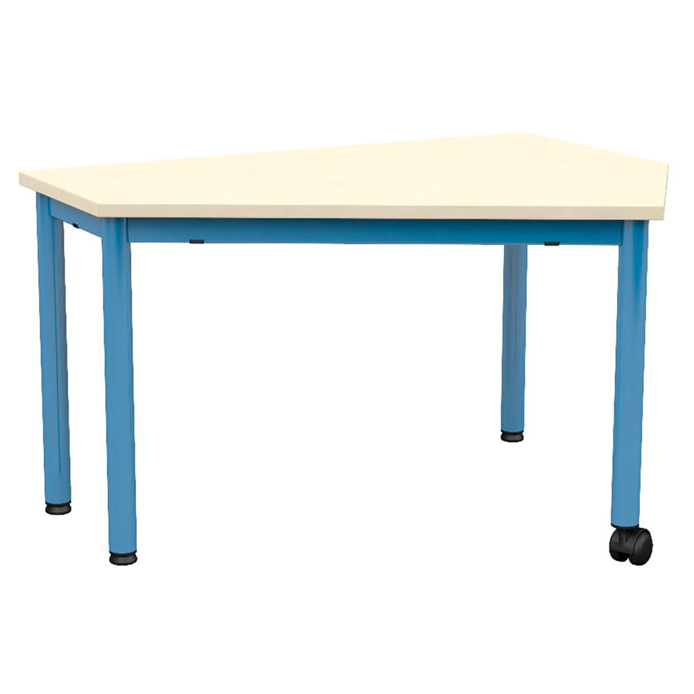 Table VERSATI plateau ép.21 mm stratifié chant ABS piètement époxy - 90x69 cm - T2
