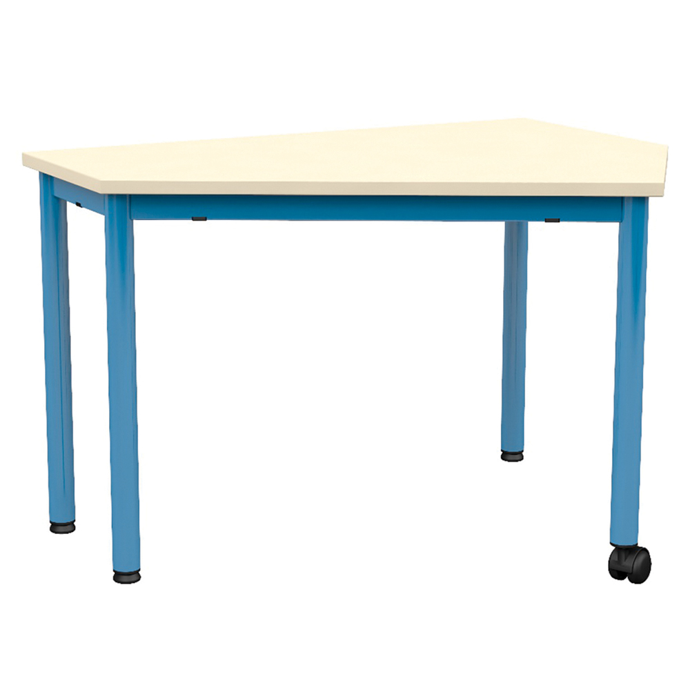 [SB26533PVEP] Table VERSATI plateau ép.21 mm stratifié chant ABS piètement époxy - 90x69 cm - T3