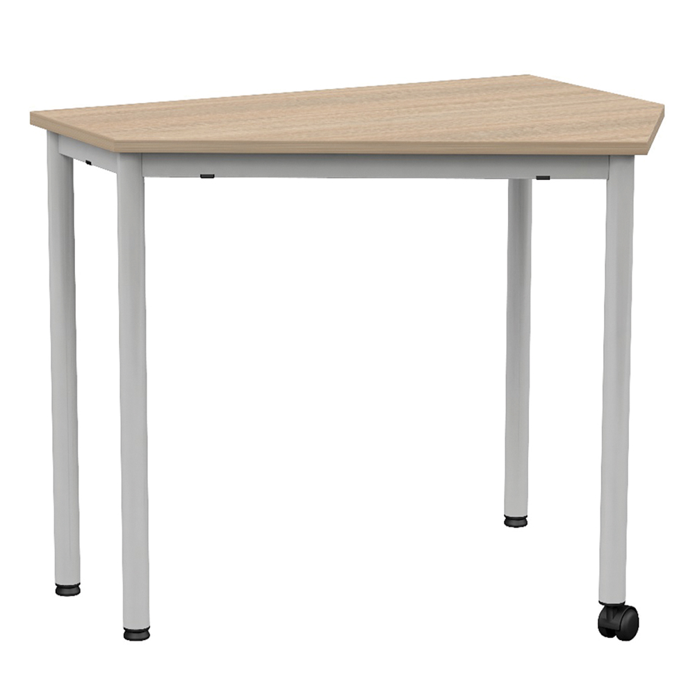 [SB26536PVEP] Table VERSATI plateau ép.21 mm stratifié chant ABS piètement époxy - 90x69 cm - T6