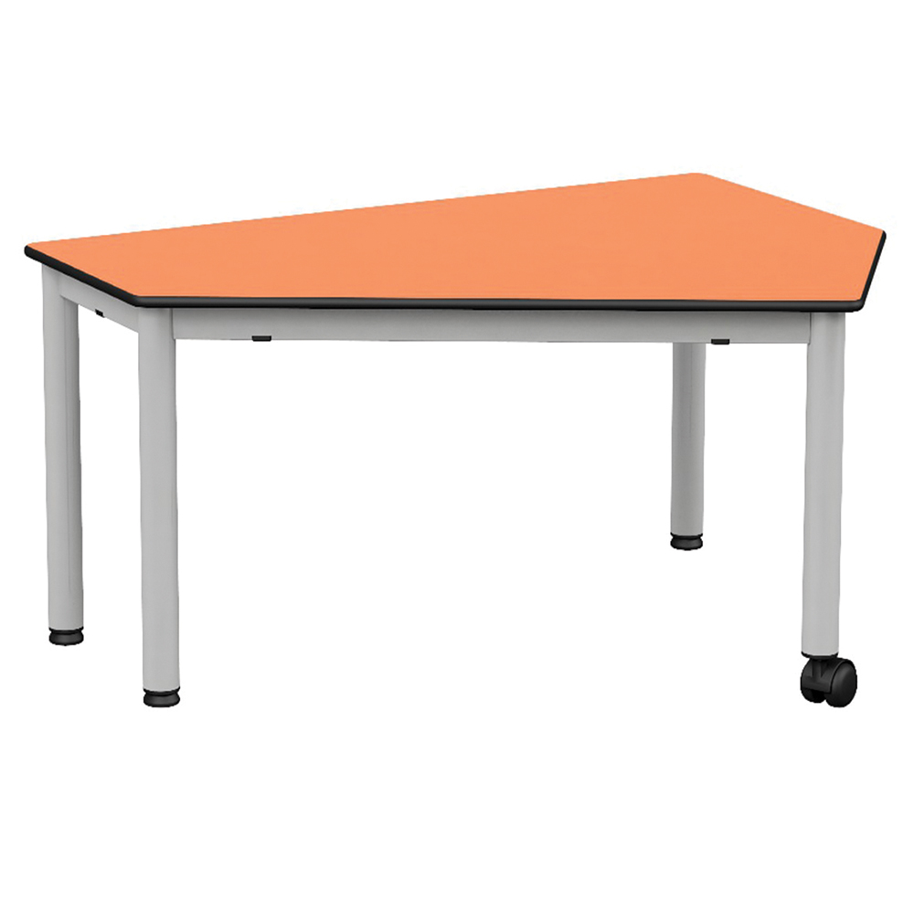 [SB26581ZZEP] Table VERSATI plateau ép.13 mm stratifié compact chant âme noire piètement époxy - 90x69 cm - T1
