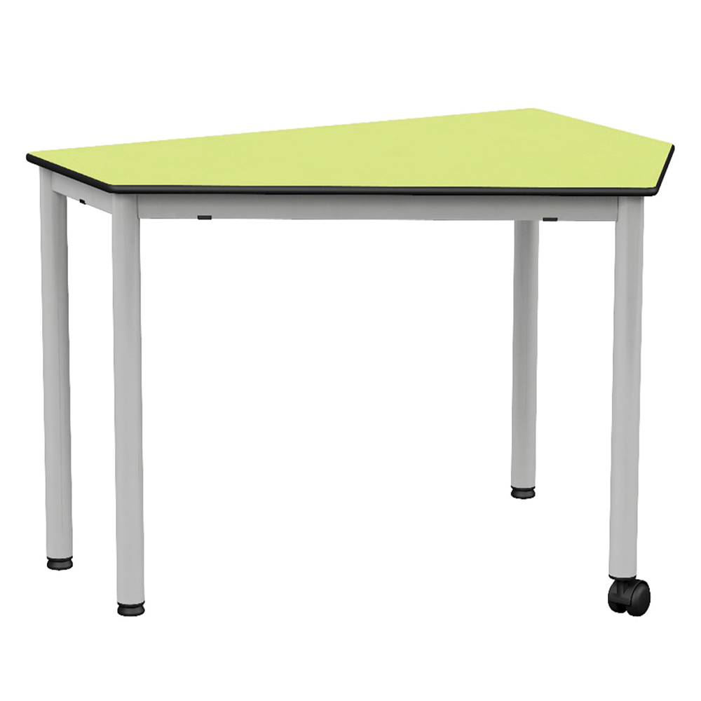 [SB26584ZZEP] Table VERSATI plateau ép.13 mm stratifié compact chant âme noire piètement époxy - 90x69 cm - T4
