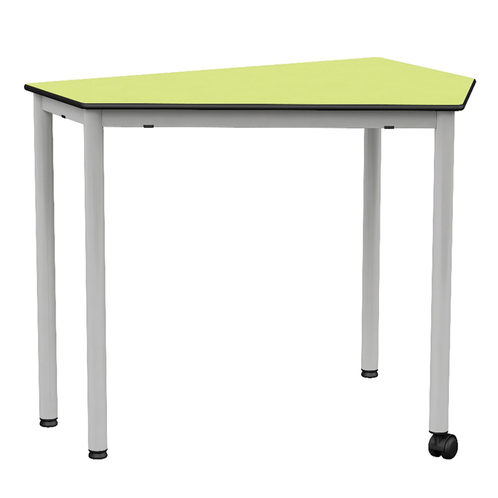 [SB26586ZZEP] Table VERSATI plateau ép.13 mm stratifié compact chant âme noire piètement époxy - 90x69 cm - T6