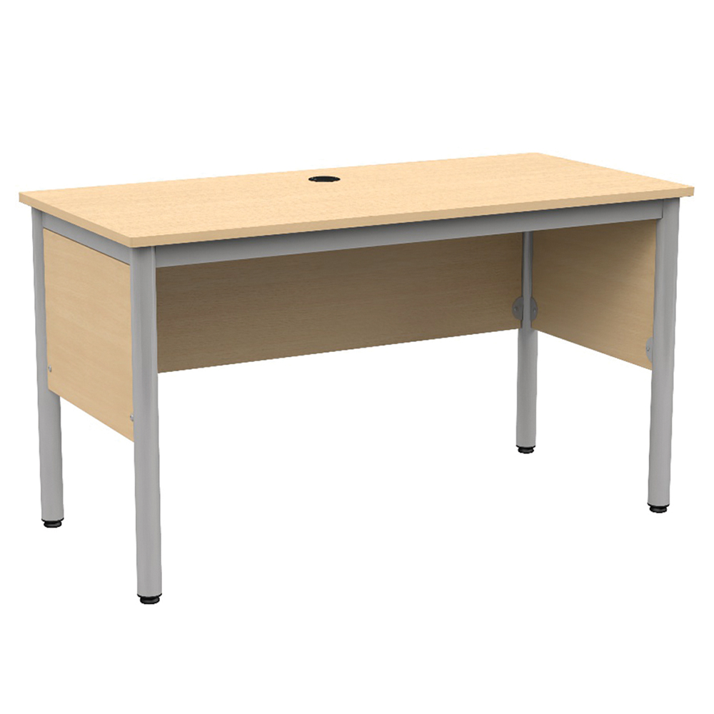 [SB50960PVEP] Bureau d’accueil NOVA plateau ép.19 mm mélaminé chant ABS piètement époxy - 135x64 cm - T6