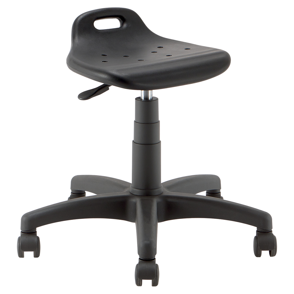 [SB95100ZZZZ-01] Siège SMILE PG mobile assise et dossier polyuréthane piètement nylon - H41 à 54 cm