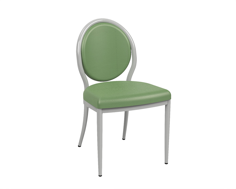 [MO-261L2] Chaise 260 assise et dossier tissu enduit piètement alu époxy - T6