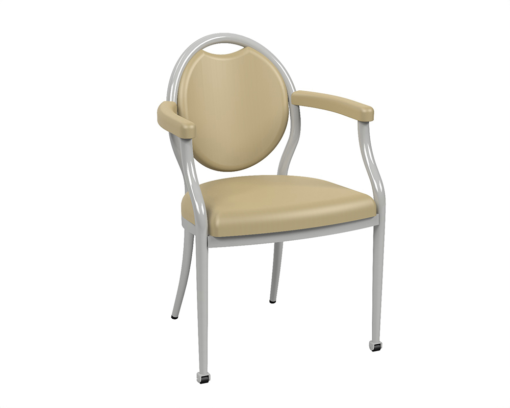 [MO-265L2PMR] Bridge 260 mobile assise, dossier prise de main et accoudoir tissu enduit piètement alu époxy - T6