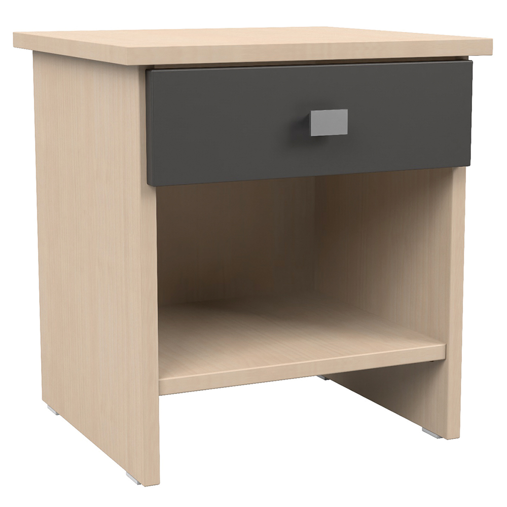 [MO-34006050] Chevet TERRA 1 tiroir mélaminé - L44xP41xH48 cm
