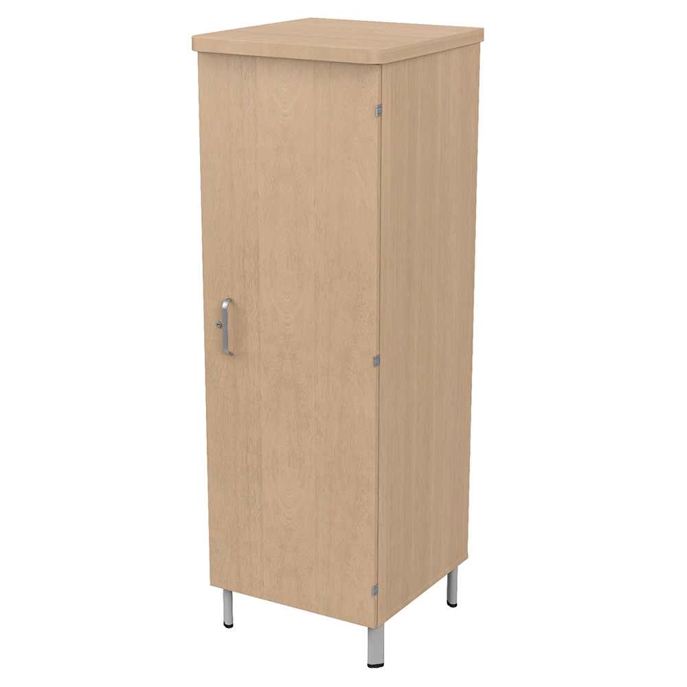 [MO-40020771] Armoire DANAÉ SIGNATURE 1 porte/serrure 1/2 penderie/lingerie méla. pièt.époxy - L63xP65xH180 cm