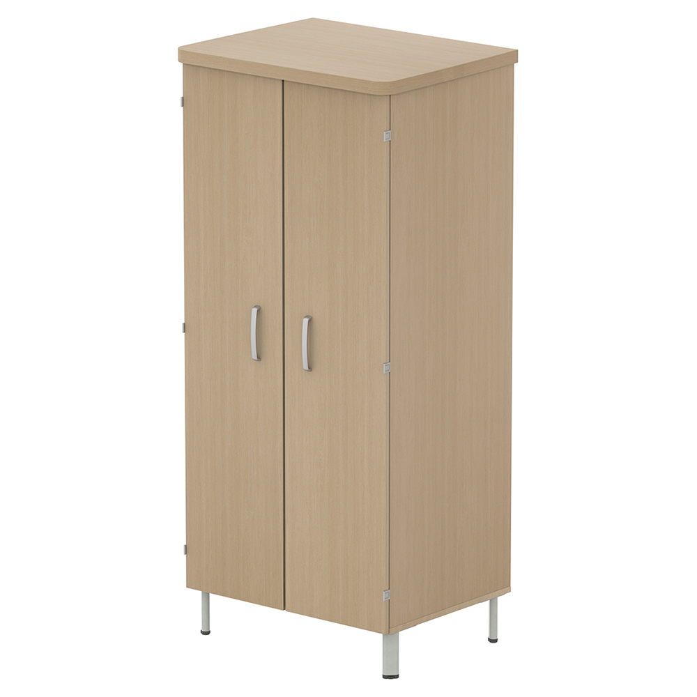 [MO-40020920] Armoire DANAÉ SIGNATURE 2 portes 1/2 penderie et lingerie mélaminé pièt. époxy - L83xP65xH180 cm