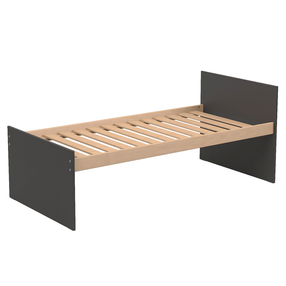 [MO-50311080] Lit TERRA mélaminé sommier à lattes rigides H50 cm - 80x200 cm