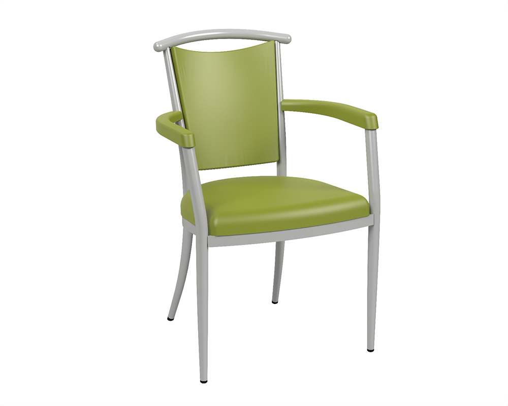 [MO-556] Bridge 550 assise dossier et accoudoir en tissu enduit piètement aluminium époxy - T6