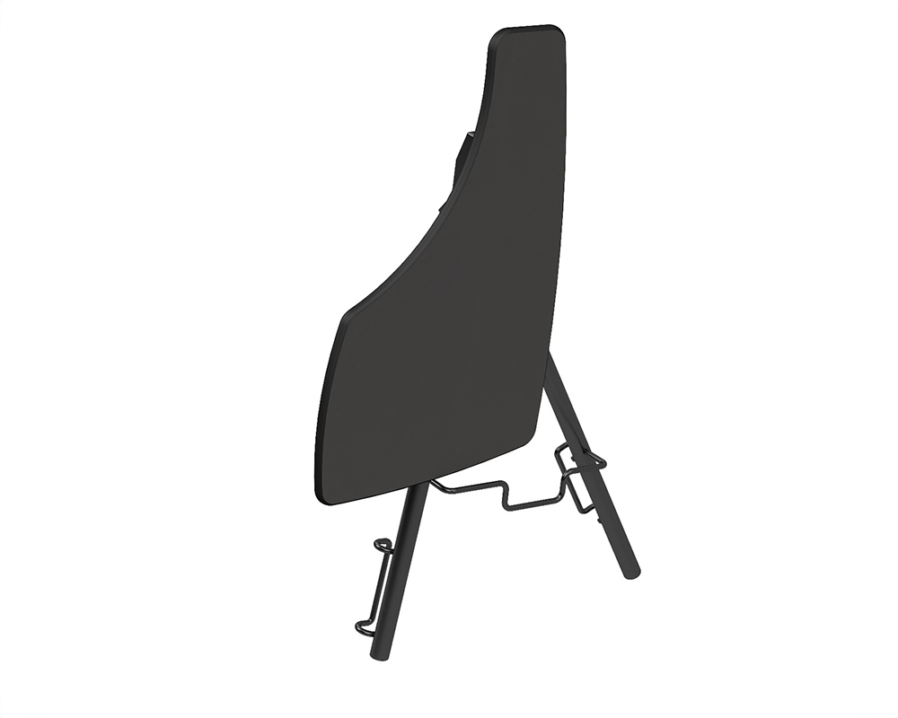 [MO-ATENINA/G] Tablette écritoire rabattable gaucher CDF stratifié pour chaise NINA - Ardoise