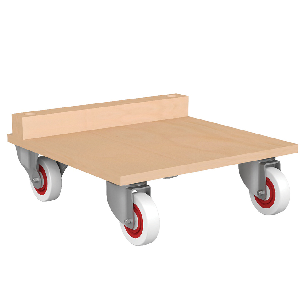 [MO-CH102] Chariot de transport pour 12 chaises empilées 100 ou 10 chaises empilées B100 - L55xP55xH21 cm