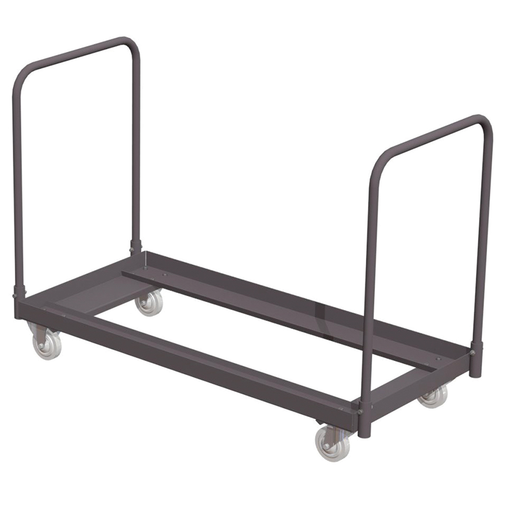 [MO-CH224] Chariot de transport pour 18 chaises pliantes - L127xP58xH89 cm - Noir RAL 9005