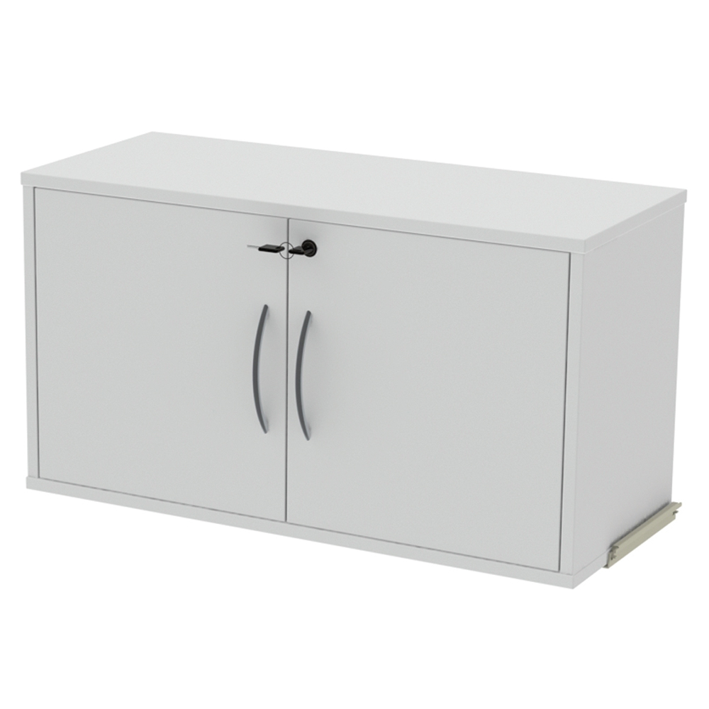 [MO-DBB000041] Rangement LINÉAL/NATUR 2 portes battantes mélaminé pour rayonnage L90 cm