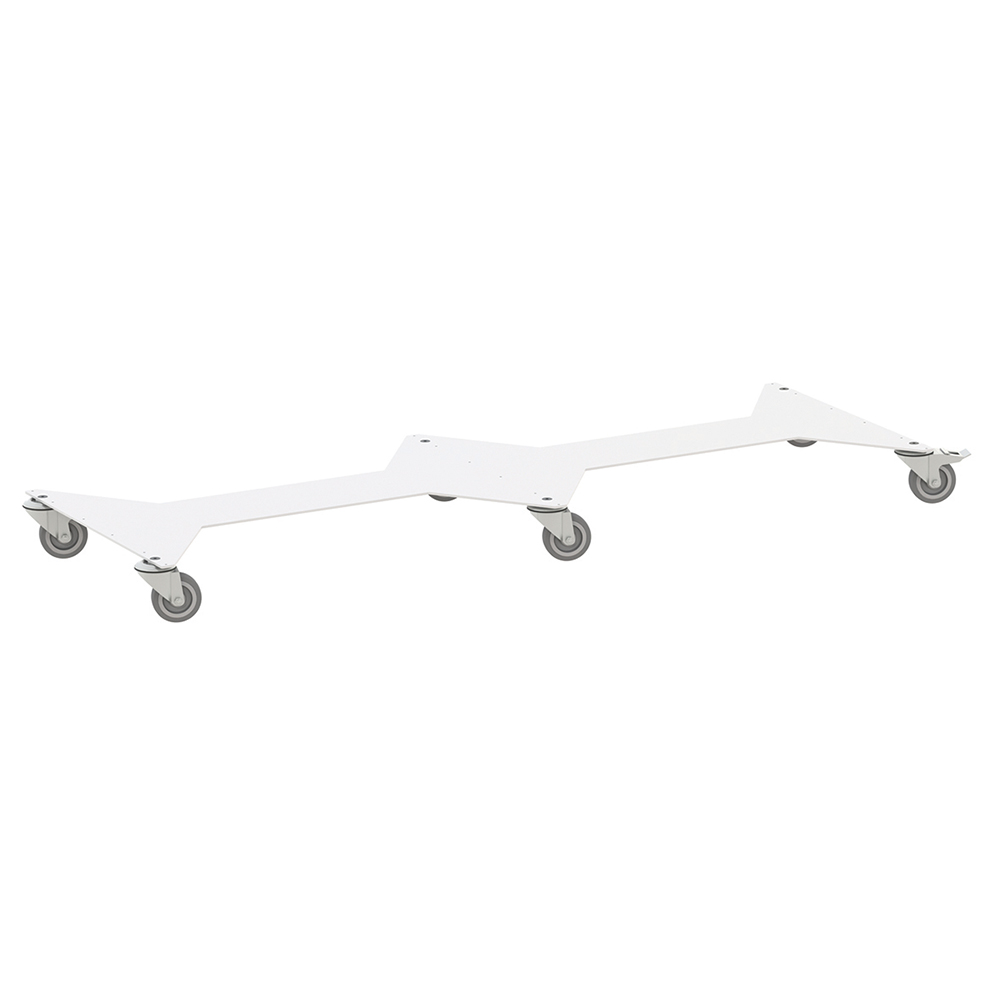 [MO-DBE000465] Châssis NATUR mobile époxy pour 2 rayonnages L90 cm