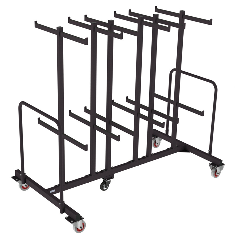 [MO-CH284] Chariot de transport pour 84 chaises PLICHAISE - L198xP90xH174 cm - Noir RAL 9005