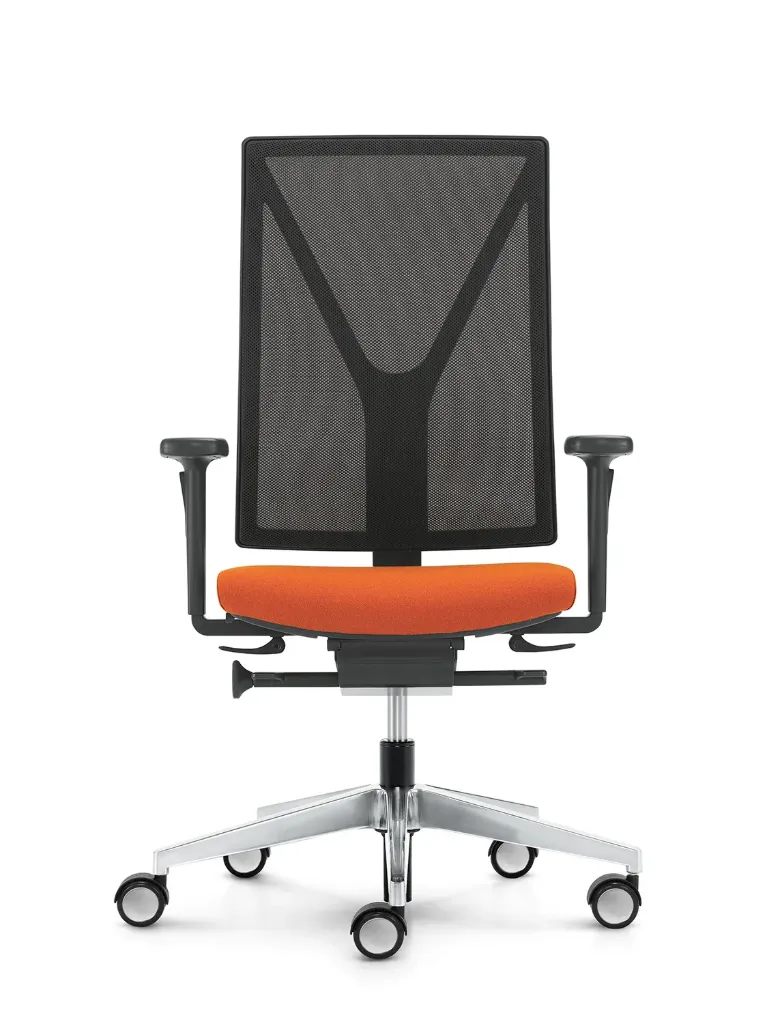 YANOS - Chaise de travail (Résille Runner 60999 Noir, Accoudoirs 4D forme T REGLABLE SUR 4 AXES, 60000)