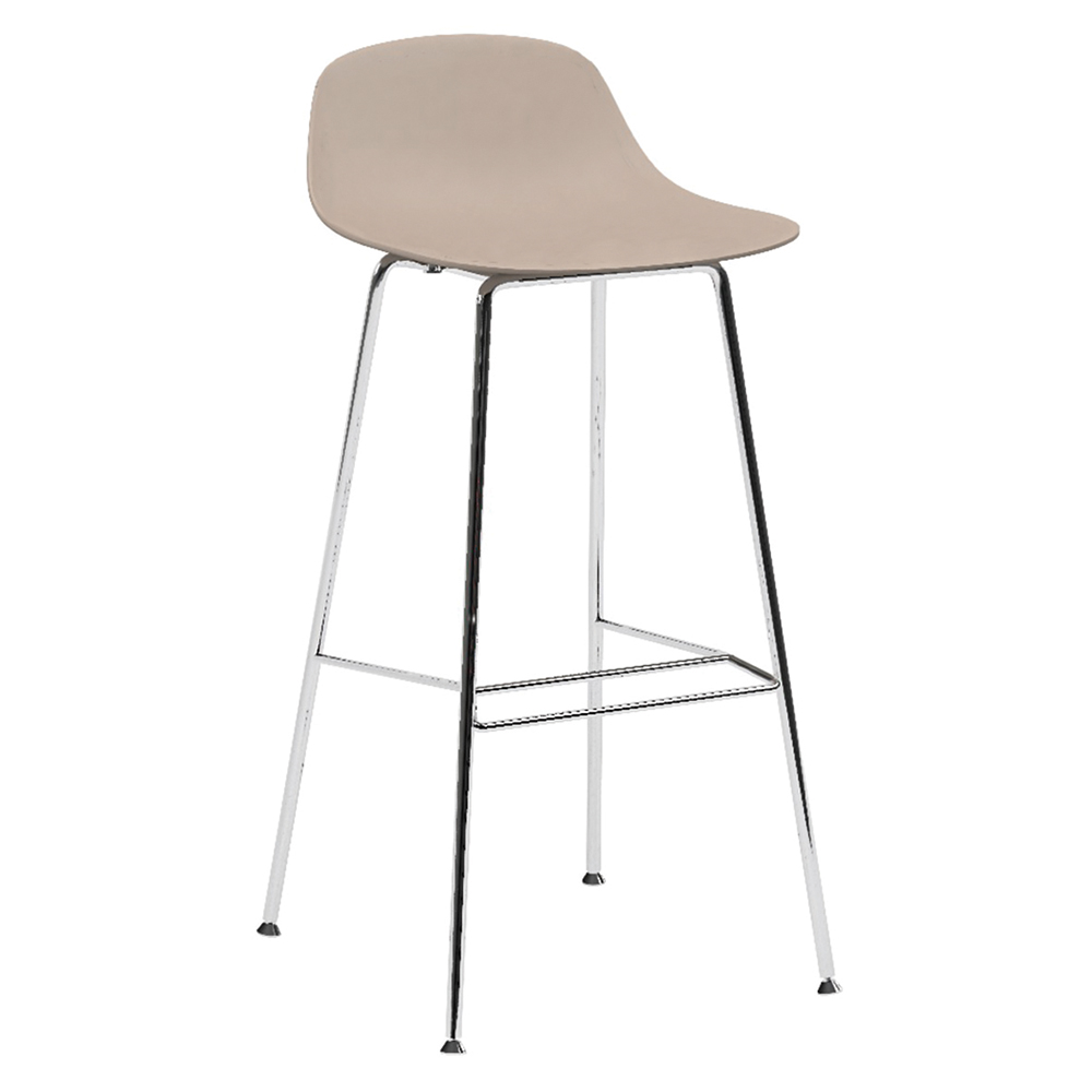 [MO-DCT000049] Tabouret PURE LOOP MINI coque polypropylène piètement chromé - H76 cm