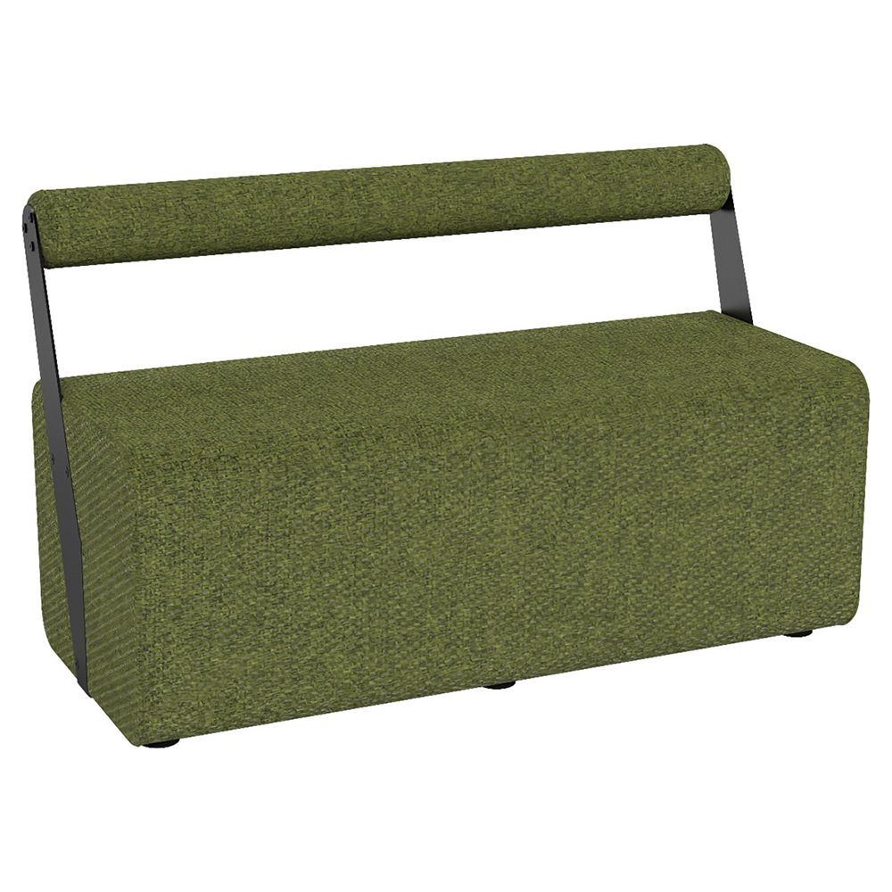 [MO-DFB000078] Banquette RAMY 2 places tissu STEP MELANGE - L120xP53xH75 cm