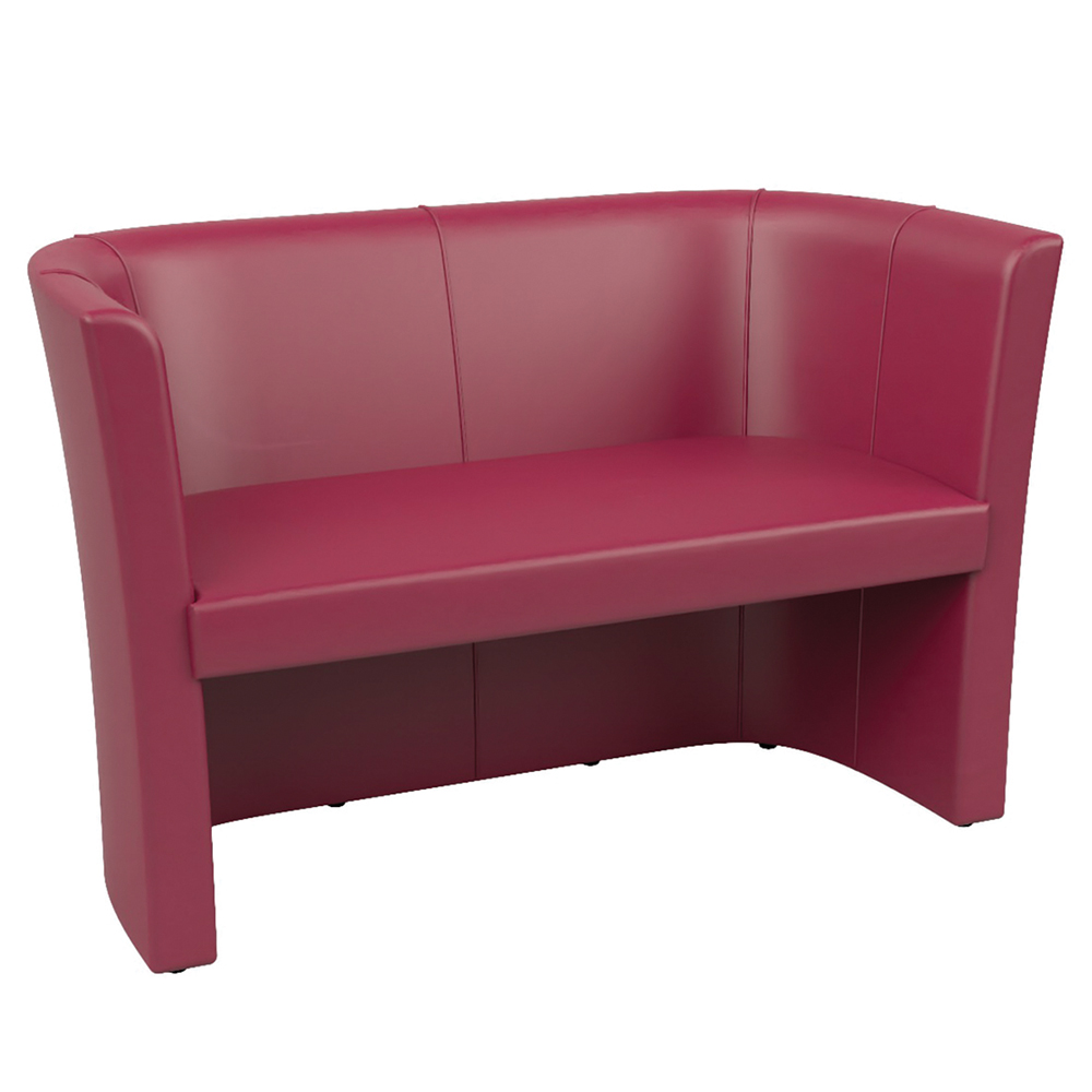 [MO-DFC000067] Canapé TUBE 2 places tissu enduit - L122xP62xH76,5 cm