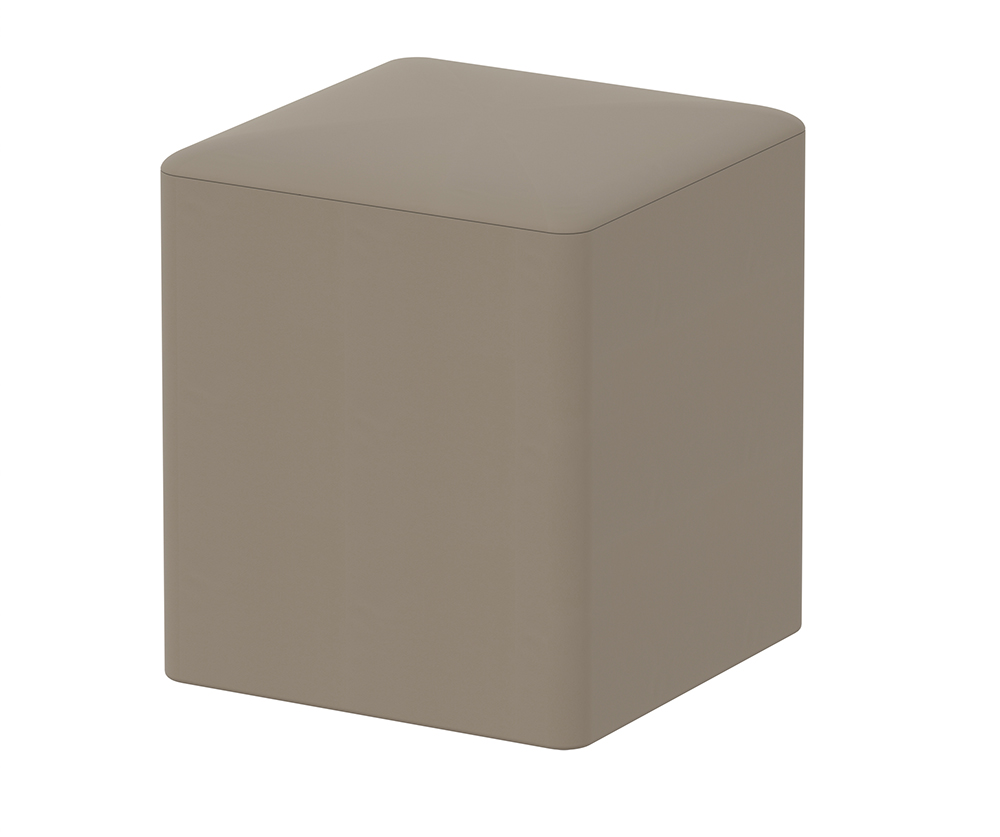 [MO-DFP000064] Pouf NAYA tissu enduit - L42xP42xH45 cm