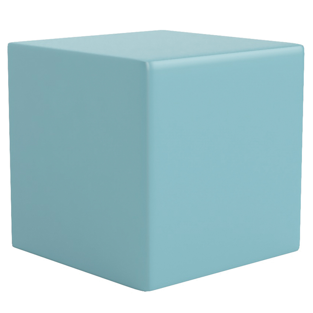 [MO-DFP000152] Pouf FLIPO tissu enduit Comète/Abaka/Ginkgo/Flanel - L30xP30xH30 cm