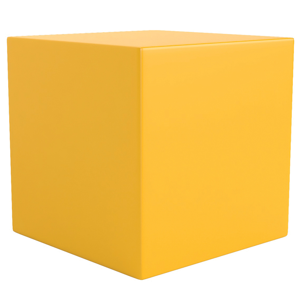 [MO-DFP000153] Pouf FLIPO tissu enduit Comète/Abaka/Ginkgo/Flanel - L40xP40xH40 cm
