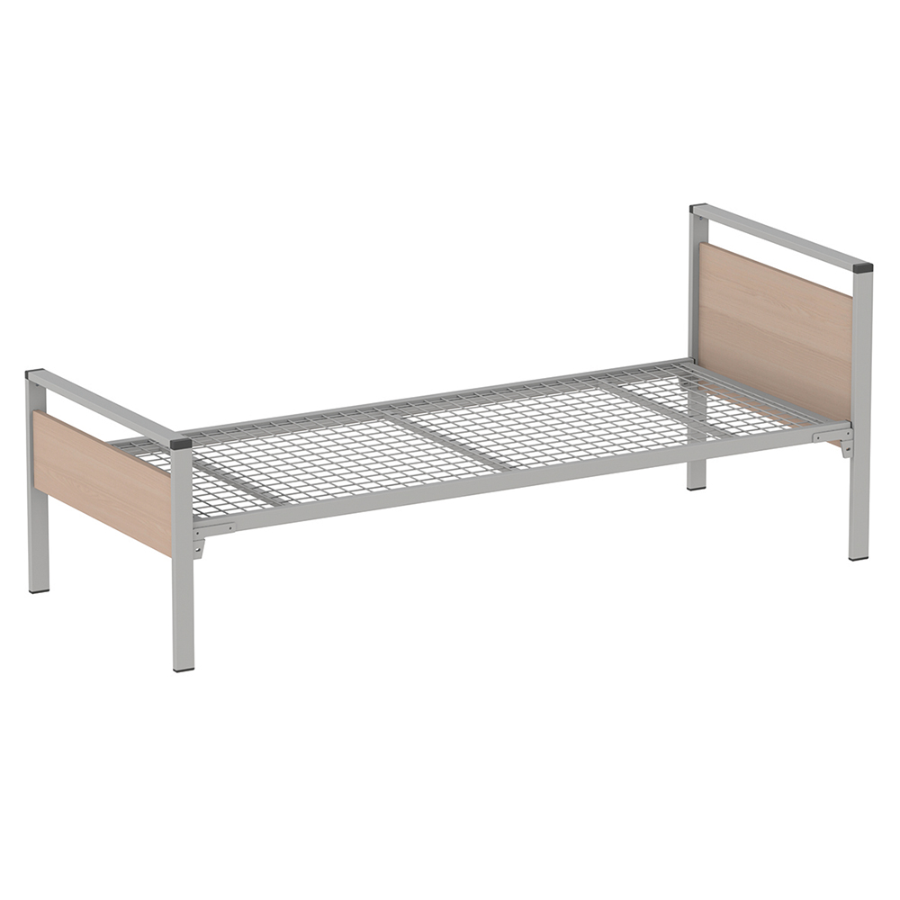 [MO-DLL000668] Lit CUBIK mélaminé piètement époxy - sommier treillis - 80x200 cm
