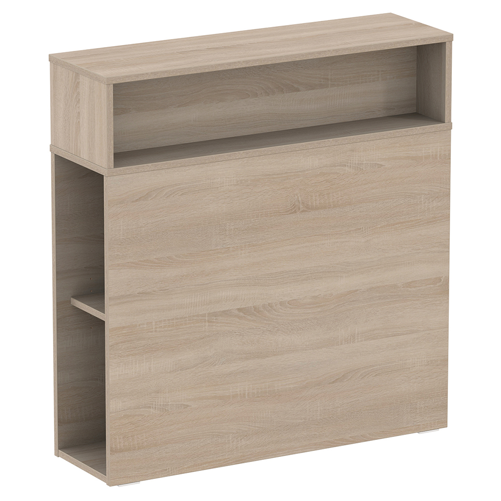 Tête de lit cosy 3 niches mélaminé pour lit L90 cm - L99xP30xH104 cm