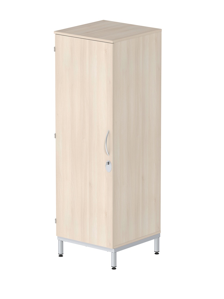 [MO-DRA000002/G] Armoire MÉTIS 1 porte moraillon charnière à gauche 1/2 penderie et lingerie mélaminé/époxy - L66xP64xH183 cm