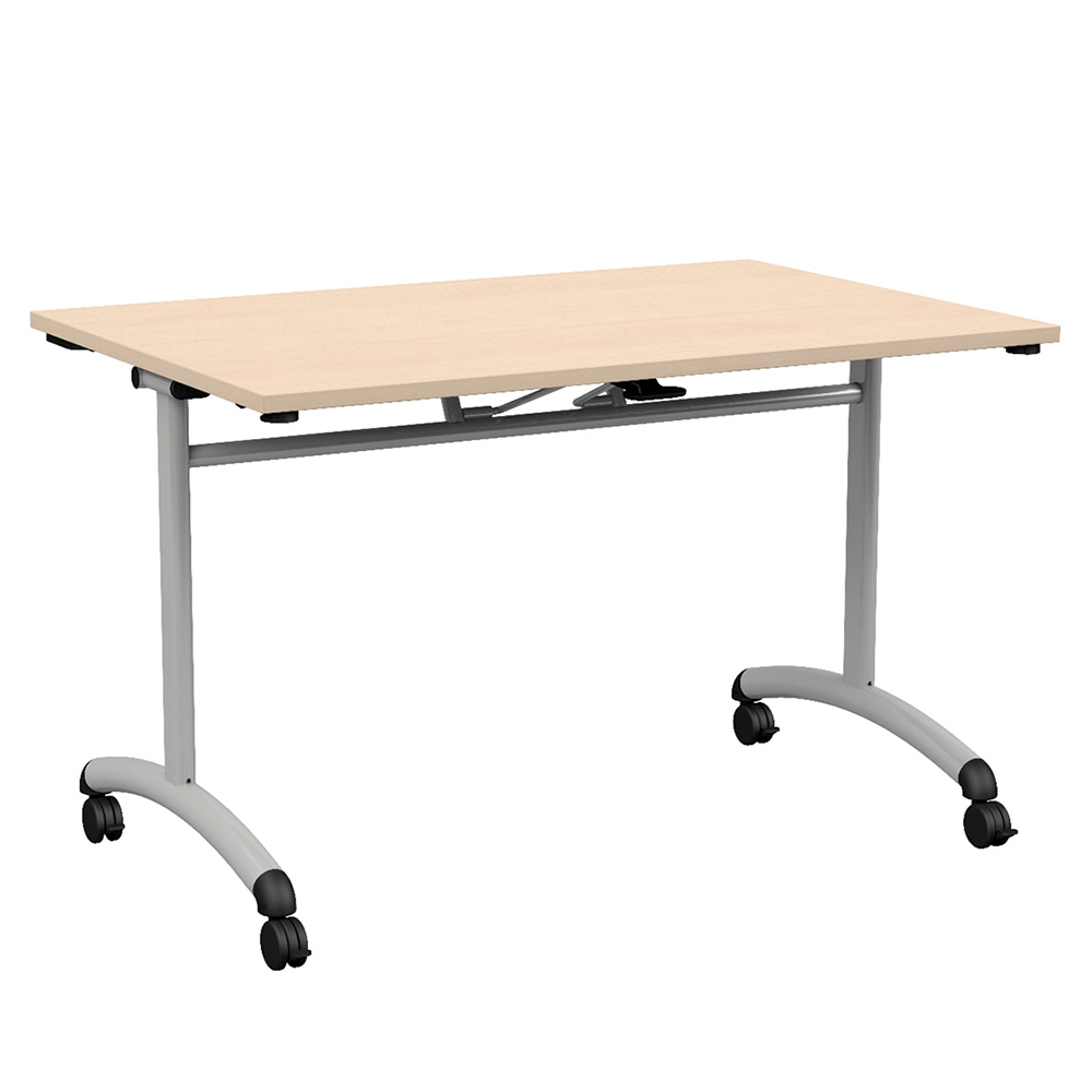 [MO-DTT000240] Table MOVE plateau ép.24 mm stratifié chant ABS piètement époxy - 120x70 cm - T6