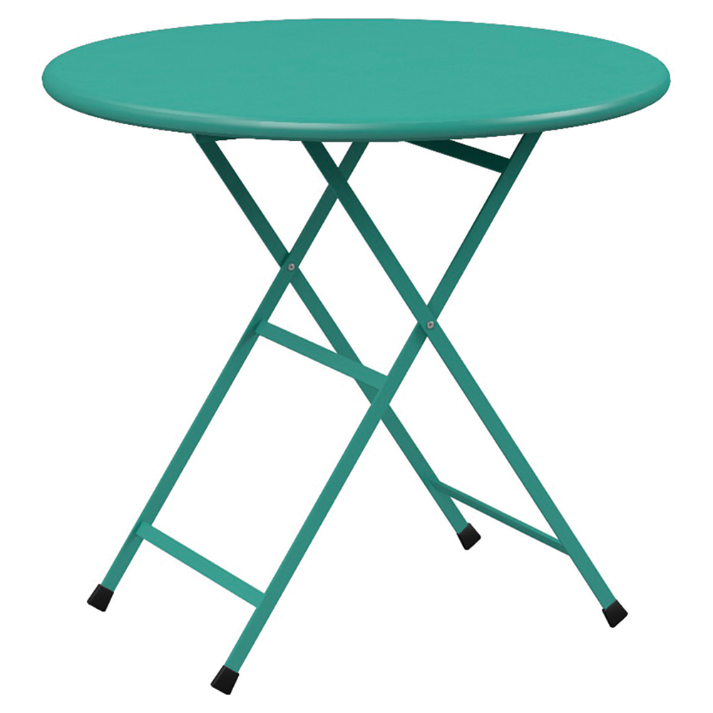 [MO-DTT000376] Table pliante ARC EN CIEL acier époxy - D80 cm – T6