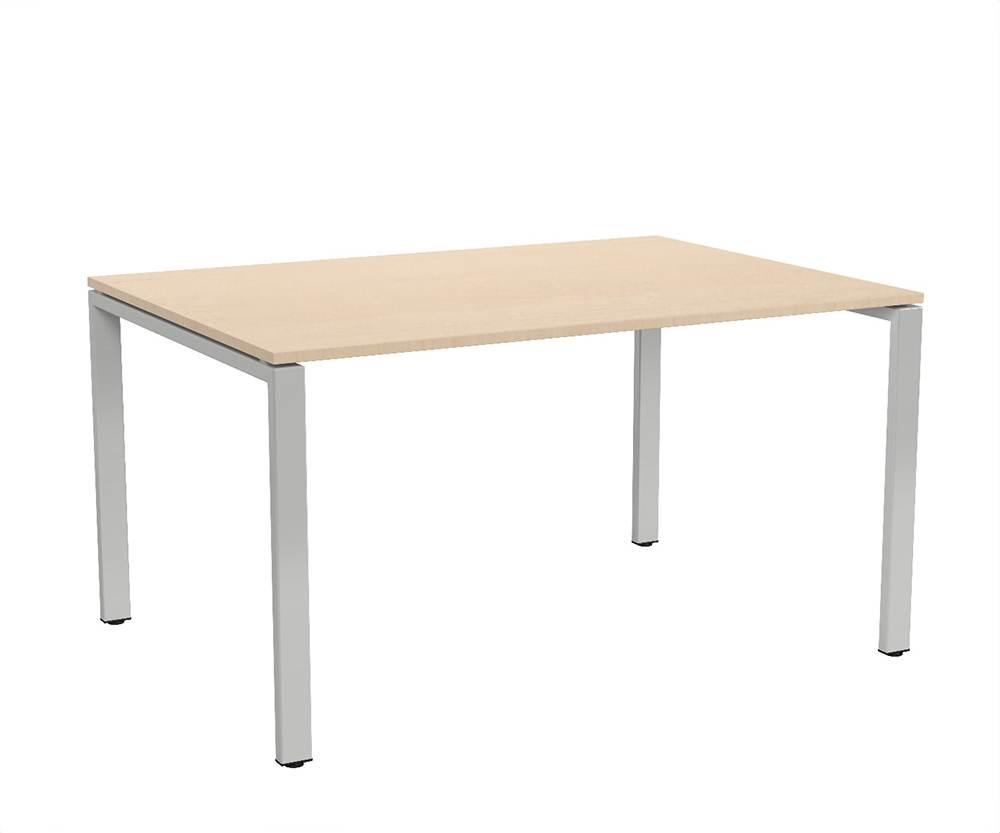 Table BENCH plateau ép.20,5 mm stratifié chant ABS piètement époxy - 140x100 cm - T6