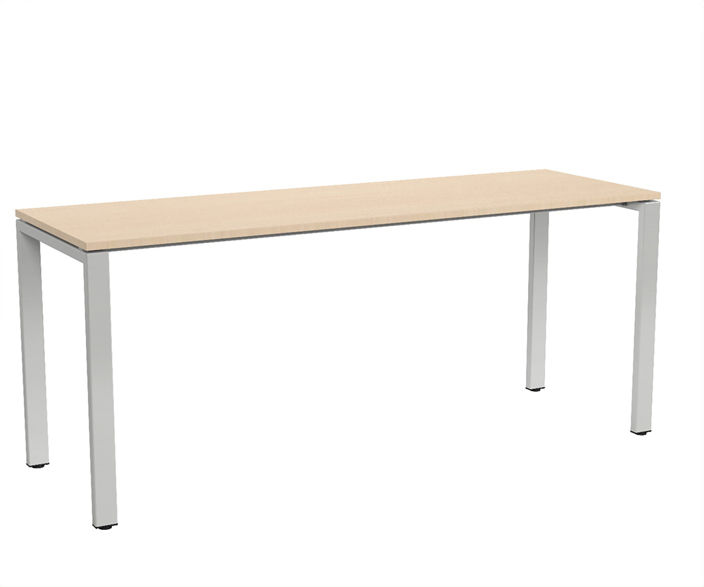 Table BENCH plateau ép.20,5 mm stratifié chant ABS piètement époxy - 180x60 cm - T6