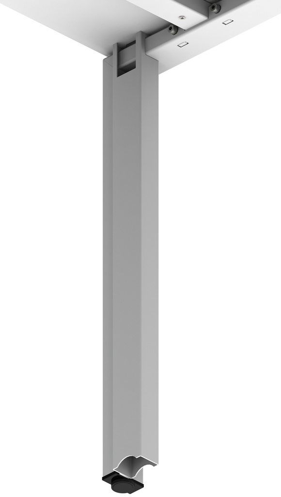 Goulotte BENCH verticale aimantée époxy pour table T6