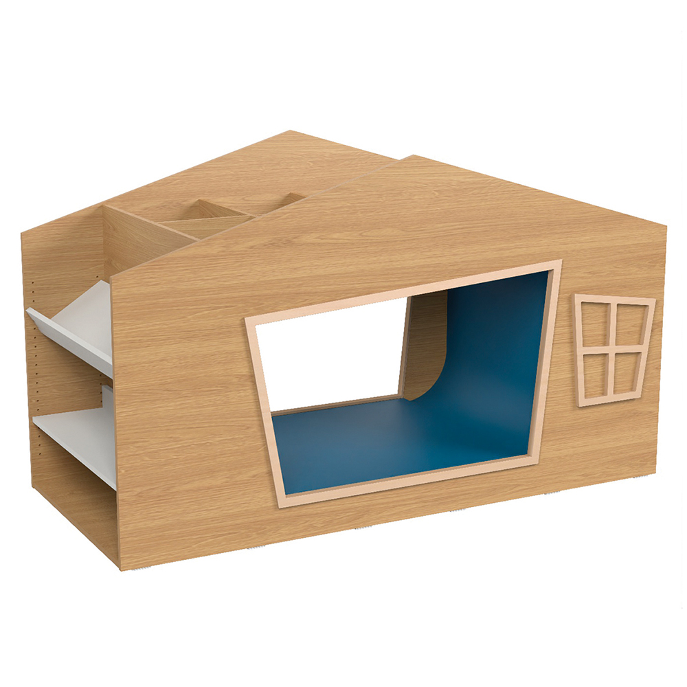 [MO-DYA000346] Cabane des bois mélaminé - L210xP92xH100 cm