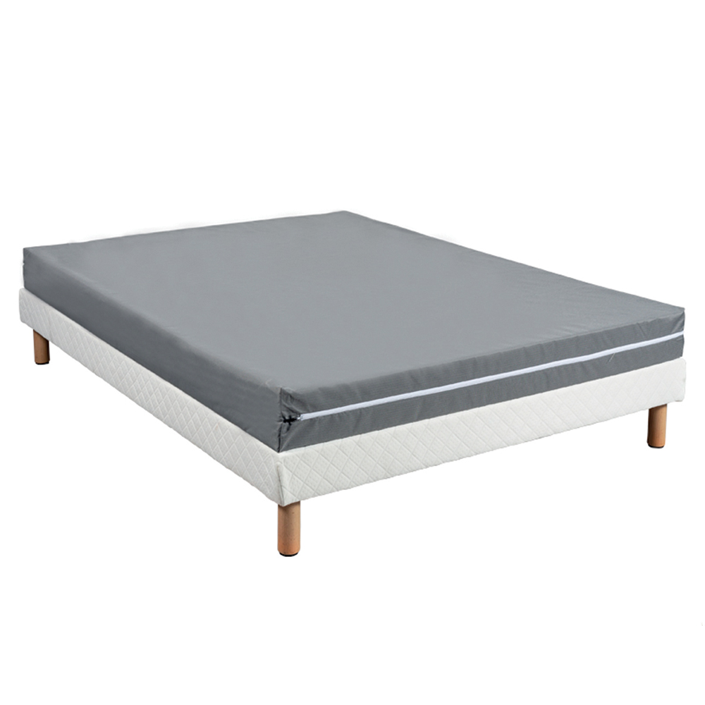 [MO-EBB000103] Sommier pieds en bois - traitement anti-punaise de lit - 90x200 cm
