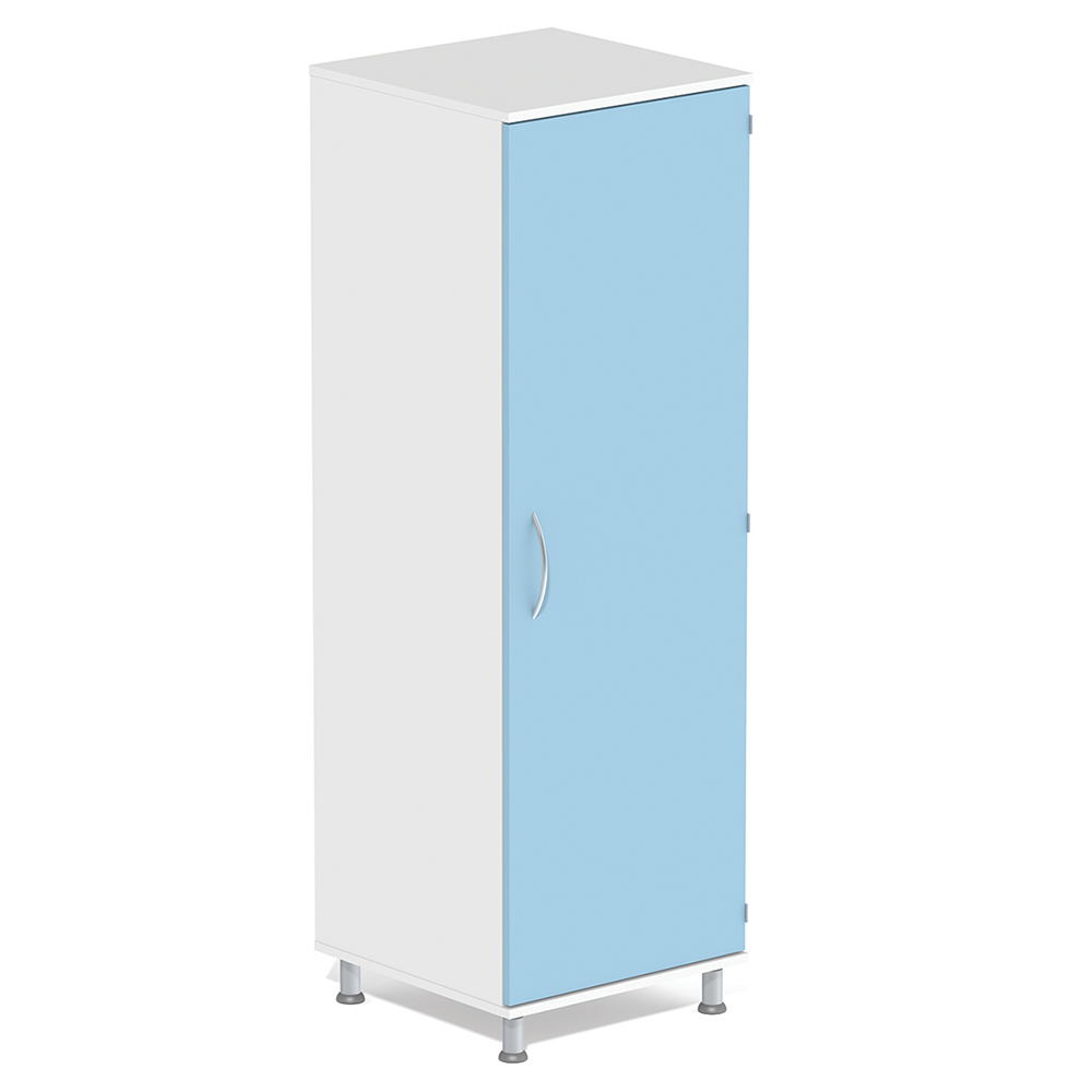 [MO-MAB1347T2/600] Armoire ACTIVE SUMMUM 1 porte mélaminé toute lingerie - L60xP60xH190 cm