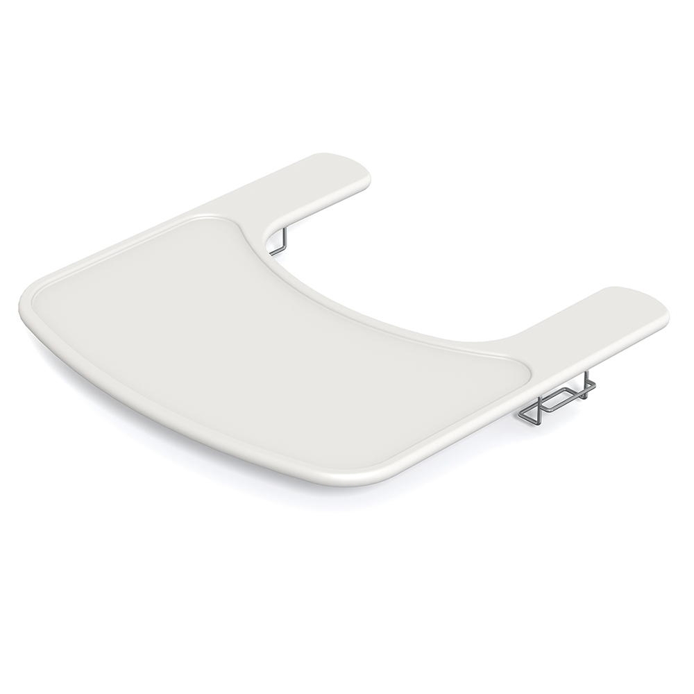 Tablette repas pour fauteuils médicaux sauf KOSI WT1400 plateau mélaminé PVC - 74x74 cm