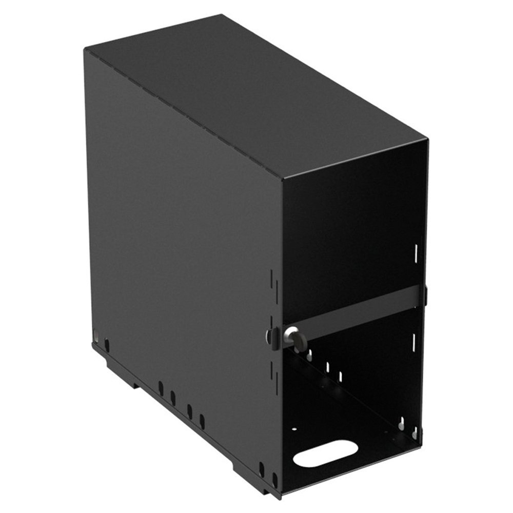 Coffre UC large PLUG-IN à fixer sur le pied avec barrette époxy - L20,5xP44xH42 cm