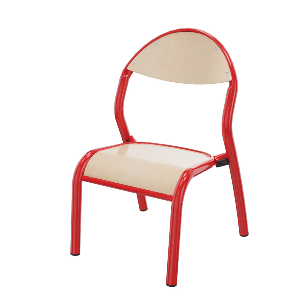 Chaise ROND'O 4 pieds assise et dossier bois Blueprotech® piètement époxy - T1