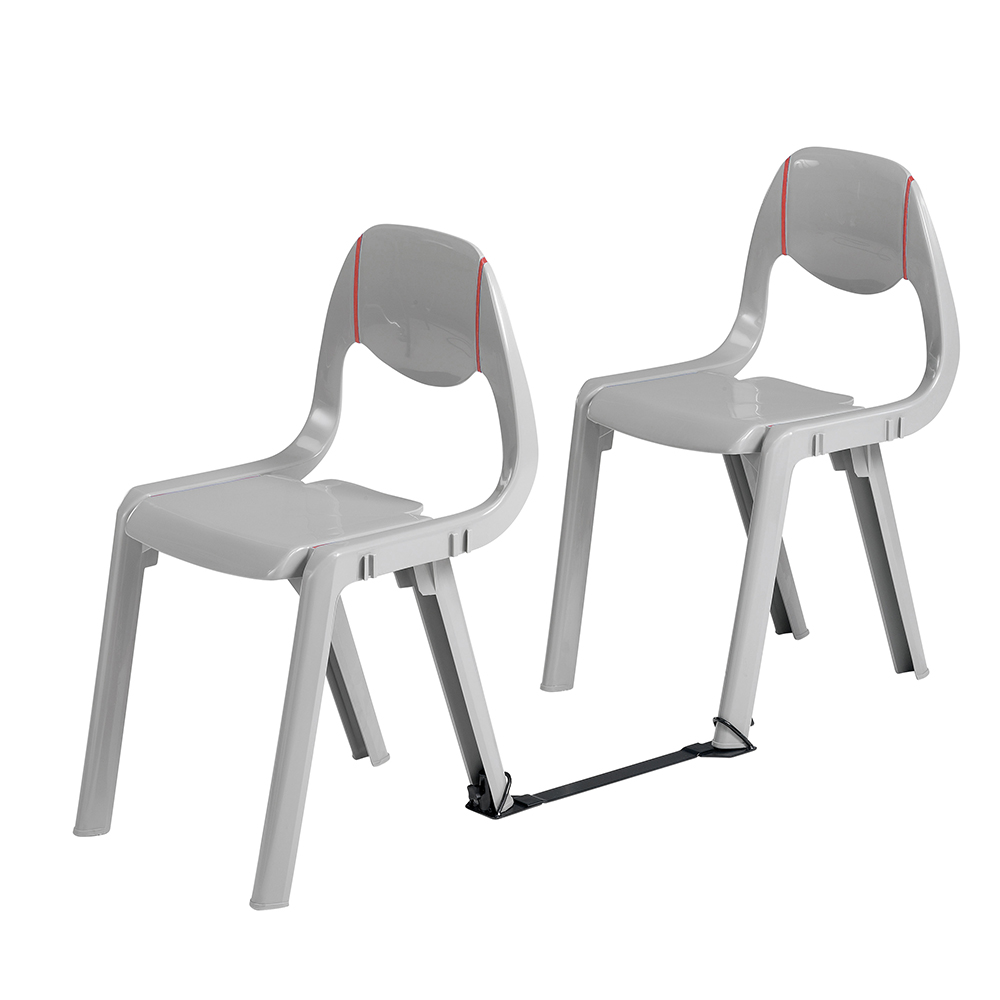 Barre de liaison époxy pour chaise EXCEL - Noir