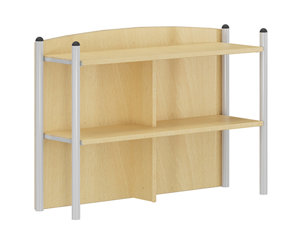 [S225870PVEP] Étagère ARCUS pour buffet 2 portes mélaminé et époxy - L96xP29,5xH68 cm