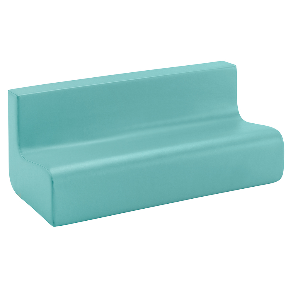 [S329100ZZZZ] Banquette LUTINS 3 places tissu enduit Comète - L90xP40xH36 cm - Baby HA 17 cm