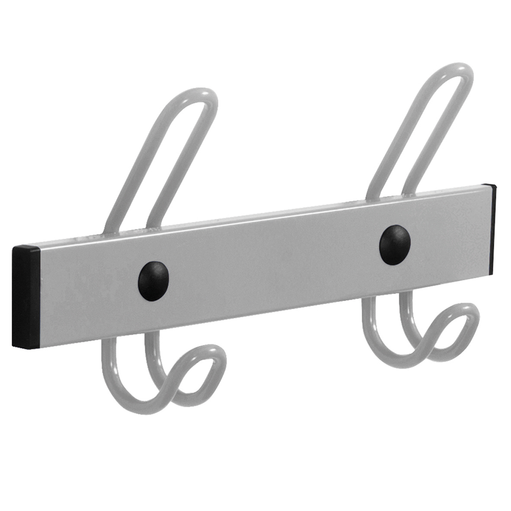 [S349100ZZEP] Patères 2 patères époxy - L27xP6,5xH16,5 cm