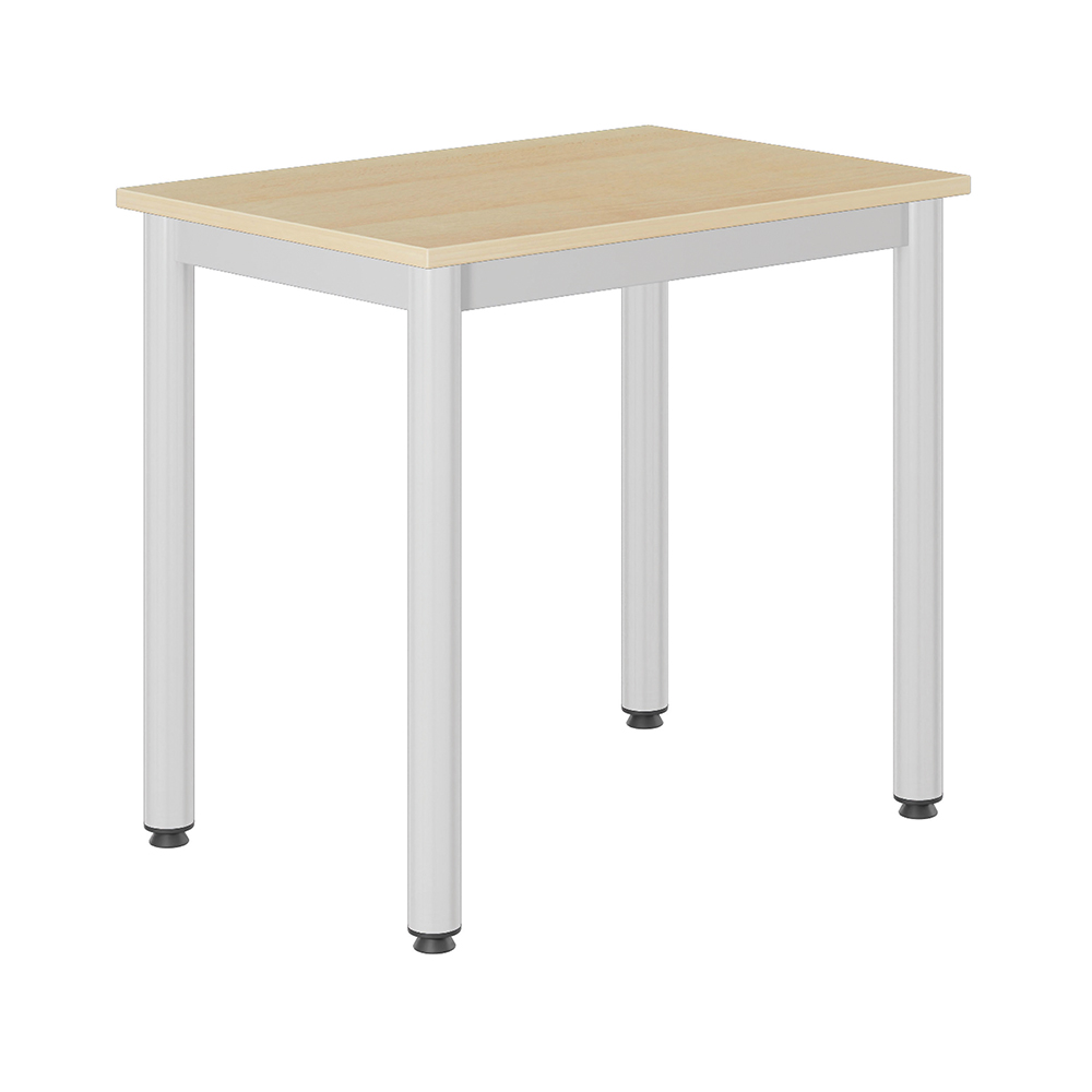Table CARÉLIE plateau ép.19 mm mélaminé chant ABS piètement époxy - 70x50 cm - T3