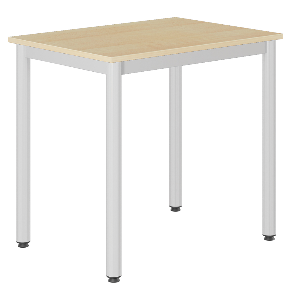 Table CARÉLIE plateau ép.24 mm stratifié chant ABS piètement époxy - 80x60 cm - T6