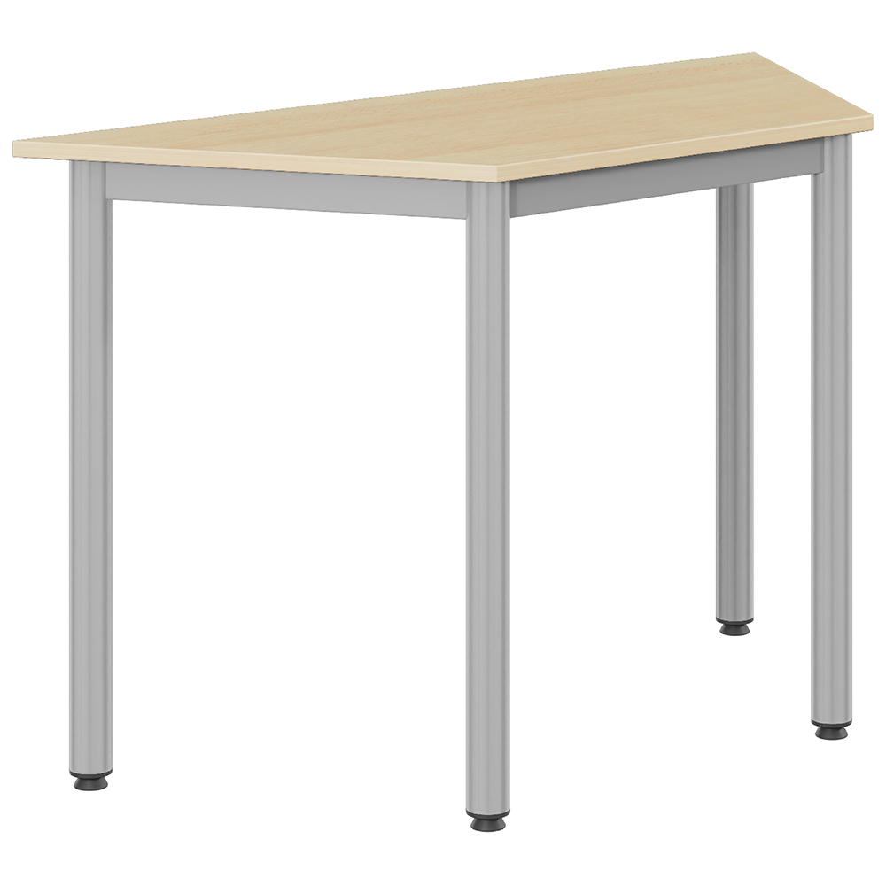 Table CARÉLIE plateau ép.24 mm stratifié chant ABS piètement époxy - 120x60x60 cm - T6