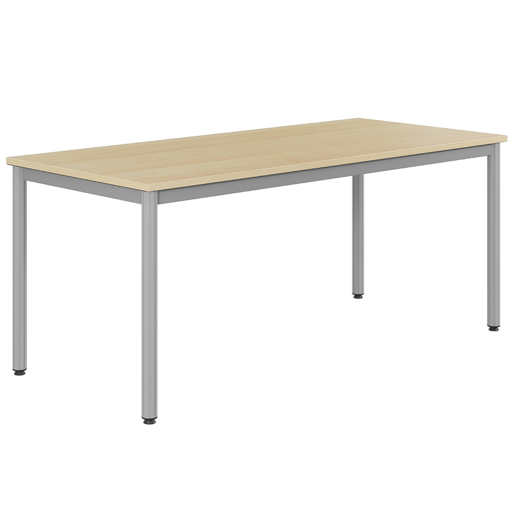 Table CARÉLIE plateau ép.24 mm stratifié chant ABS piètement époxy - 180x80 cm - T6
